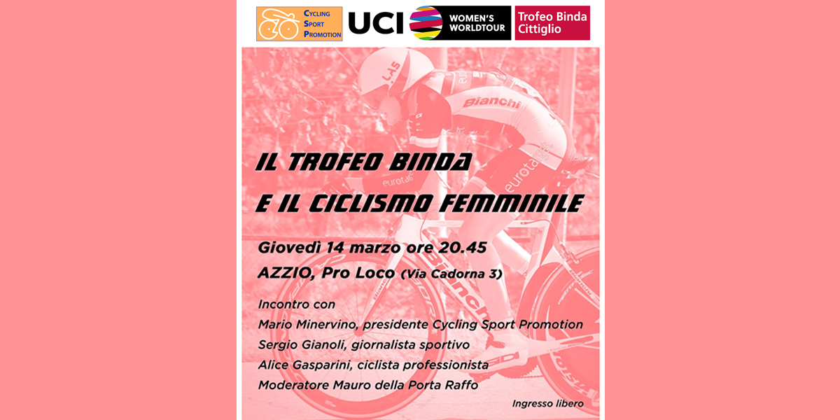 <!--:it-->Questa sera ad Azzio (VA) tavola rotonda sul Ciclismo Femminile con Alice Gasparini<!--:-->
